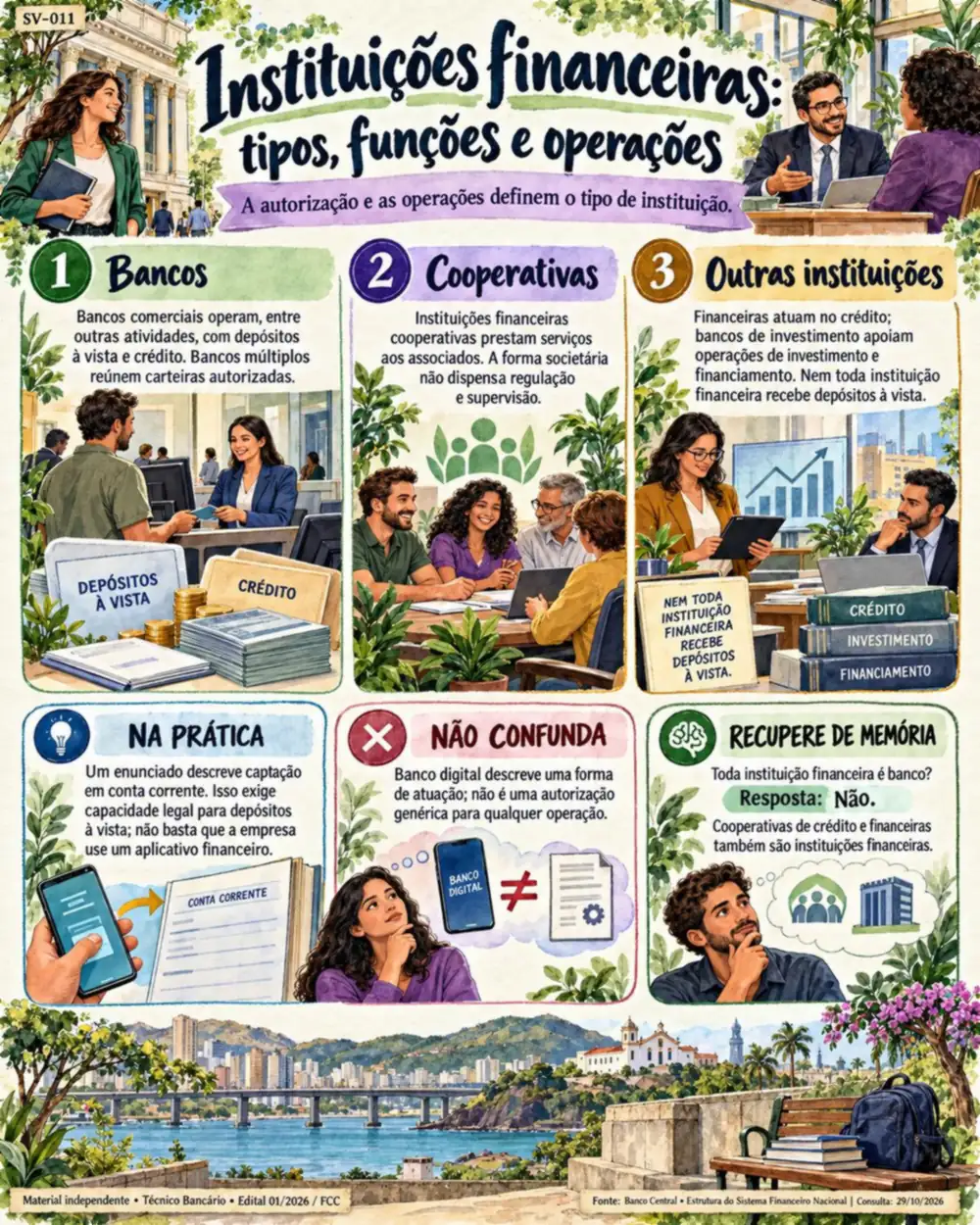 Página real: Nem toda instituição é banco.